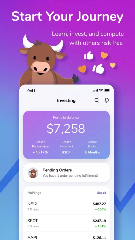 Mushu: Learn. Invest. Compete. スクリーンショット