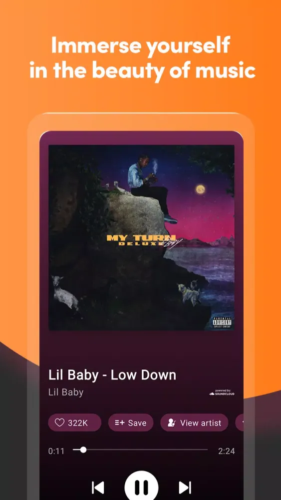 Capturas de pantalla de xMUSI - Simple Music Streaming