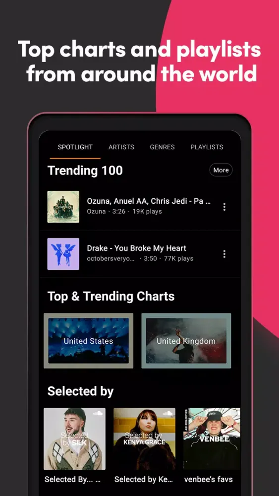Music Stream Screenshots