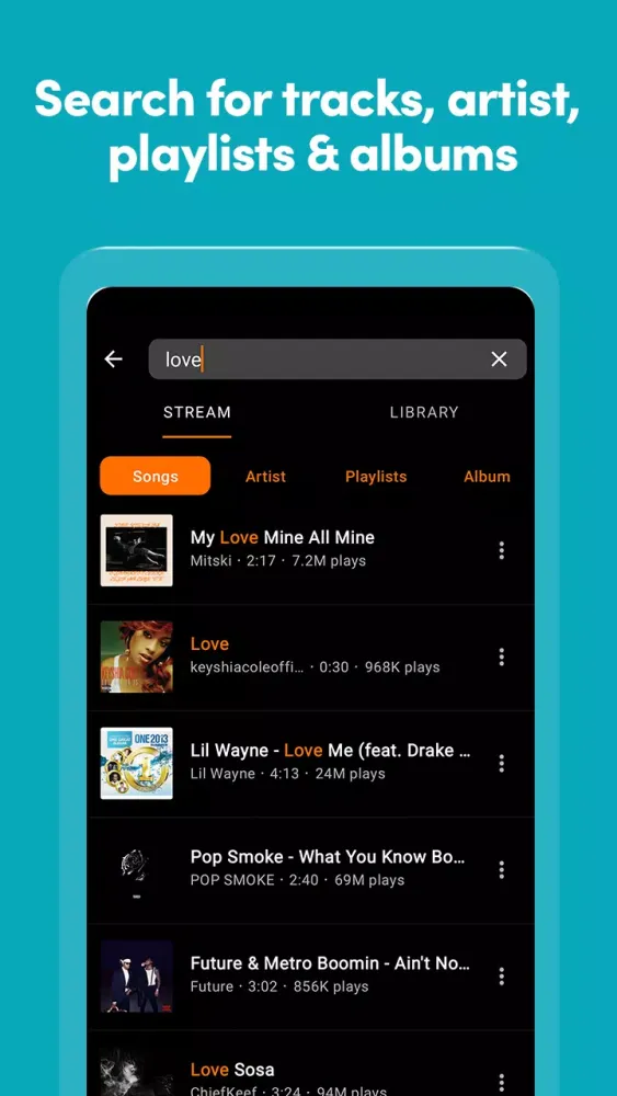 Music Stream Screenshots