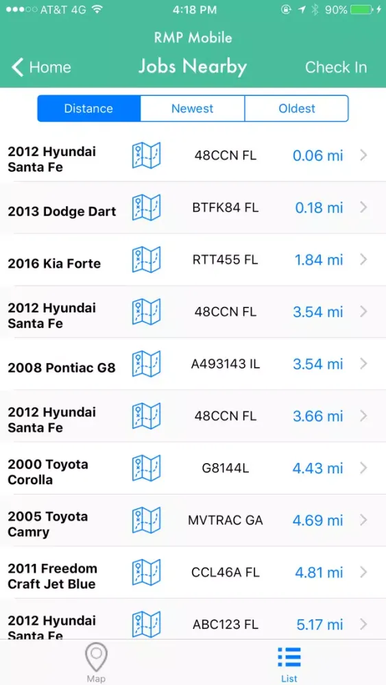 RMP Mobile Ekran Görüntüleri