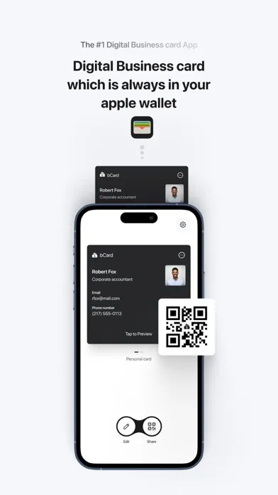 Скриншоты bCard - Digital Business Card
