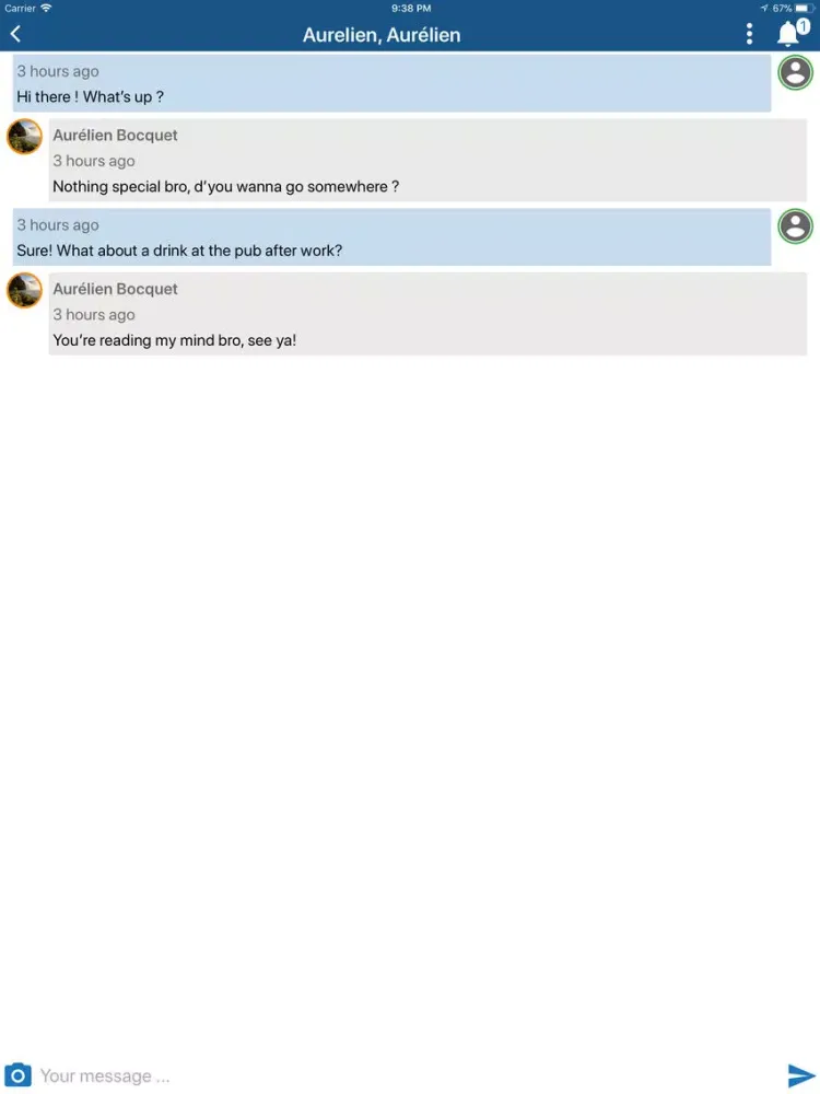 Capturas de pantalla de MySocialApp - your social app iPad 