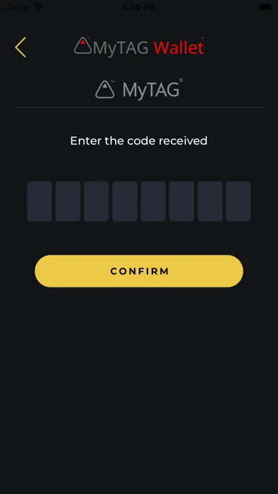MyTAG Wallet Screenshots