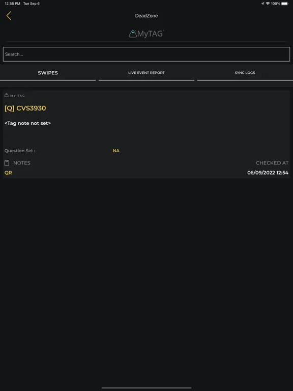 Capturas de tela do MyTAG-Deadzone iPad 