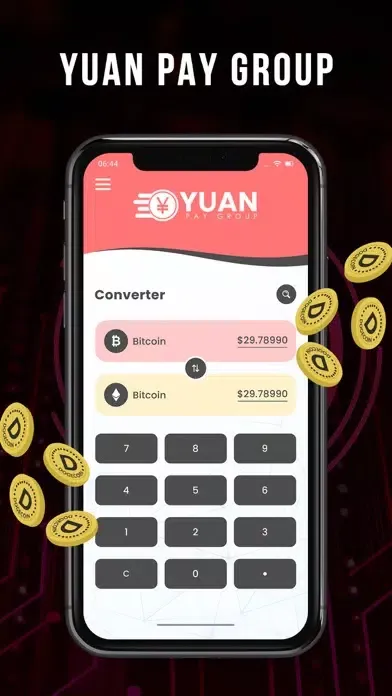 Capturas de tela do Yuan Pay Group