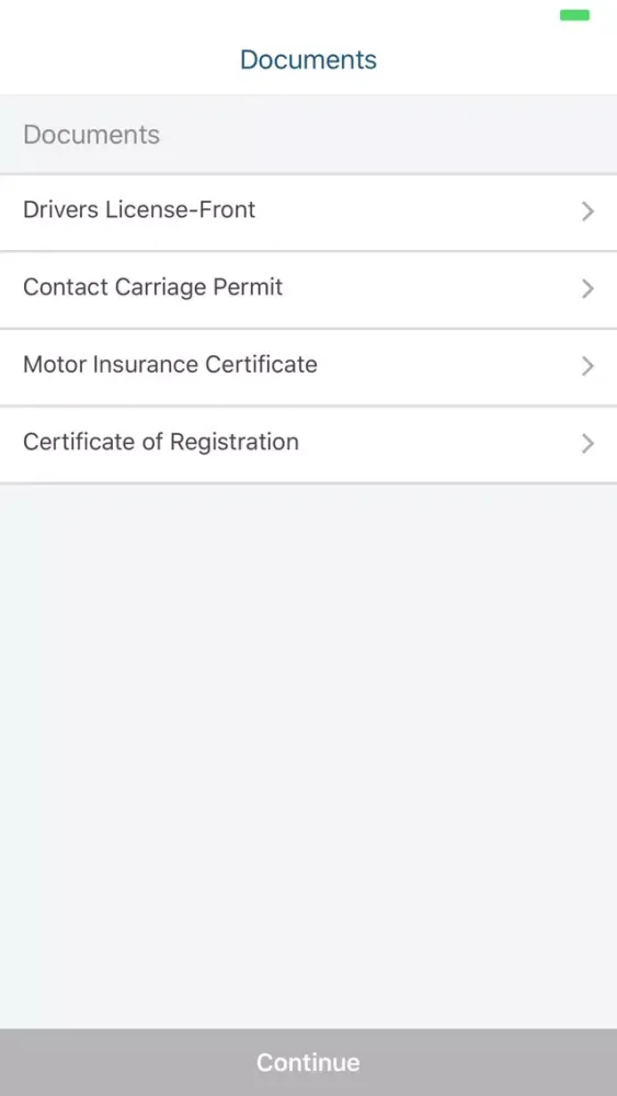 Strap Taxi App Driver Screenshots
