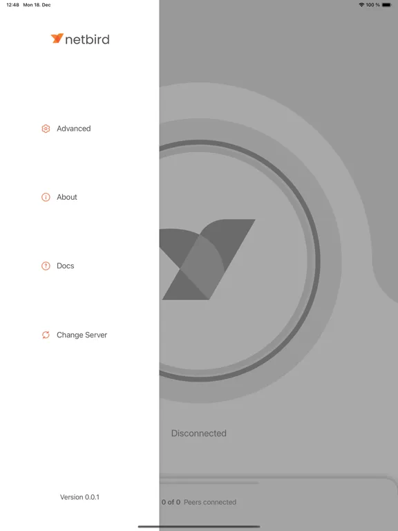 NetBird P2P VPN iPad  Screenshots