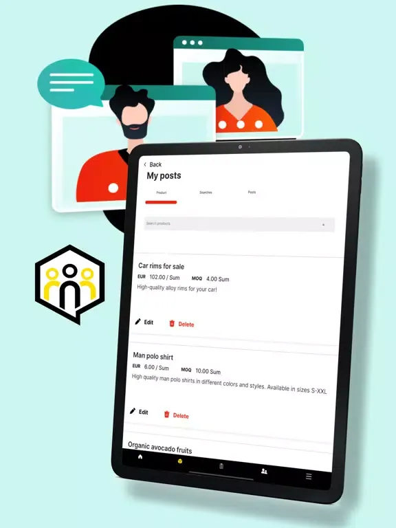 Ảnh chụp màn hình của newo.io iPad 