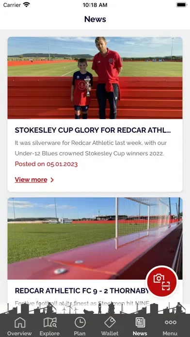 ภาพหน้าจอของ Redcar Athletic Football Club