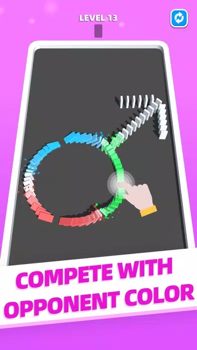 Capturas de tela do Color Blocks 3D!