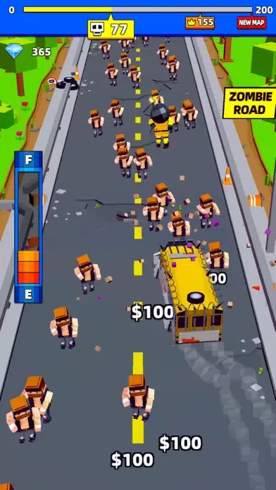 ภาพหน้าจอของ Zombie Road!