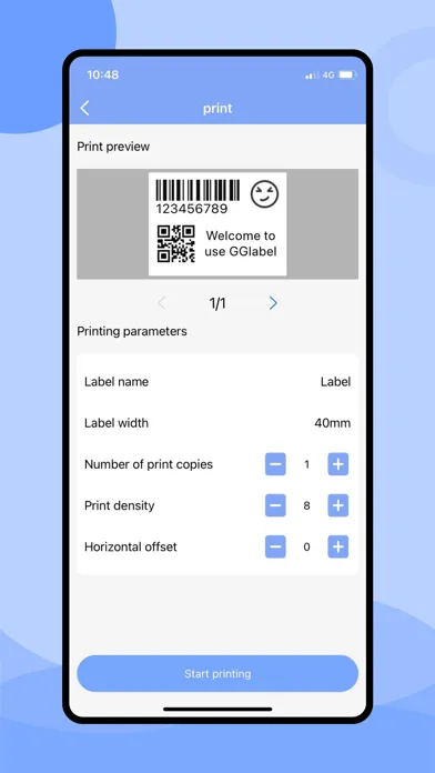 Tangkapan layar GGlabel