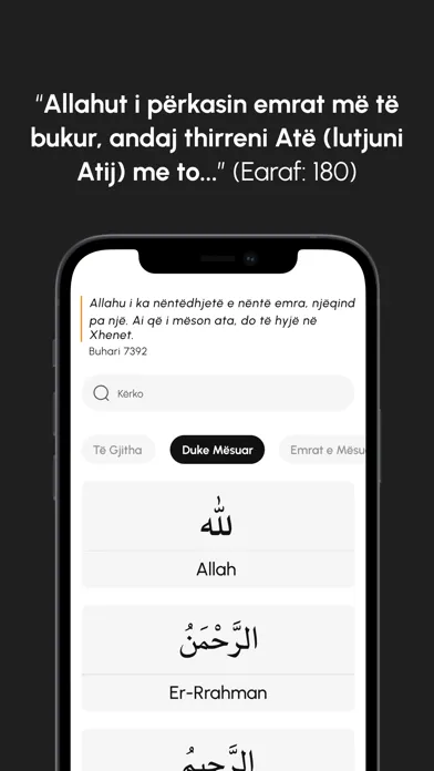 Capturas de pantalla de Emrat e bukur të Allahut
