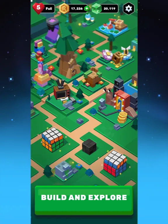 تصاویر Rubik's Match 3 - Cube Puzzle iPad 