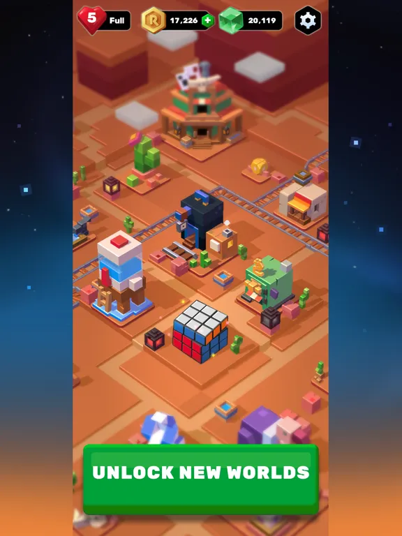 تصاویر Rubik's Match 3 - Cube Puzzle iPad 