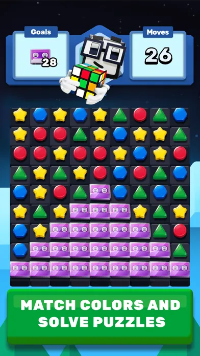 تصاویر Rubik's Match 3 - Cube Puzzle