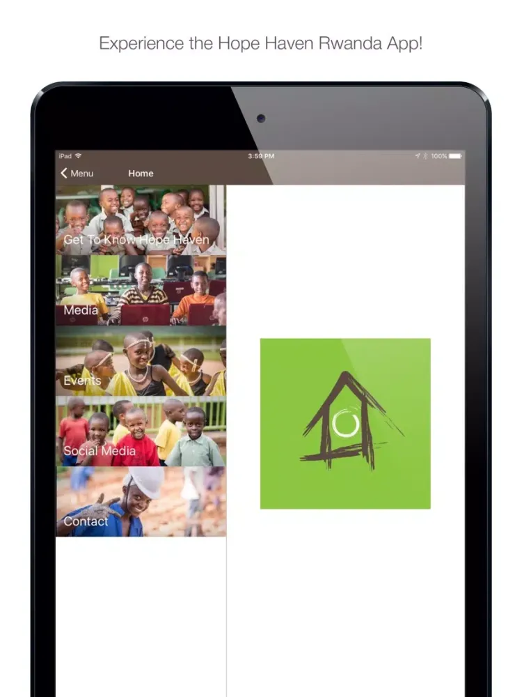 تصاویر Hope Haven Rwanda iPad 