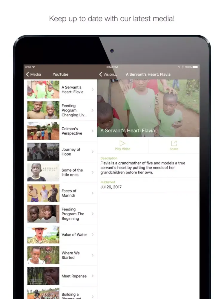 تصاویر Hope Haven Rwanda iPad 