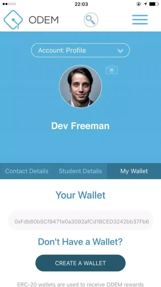 ODEM.IO Ekran Görüntüleri