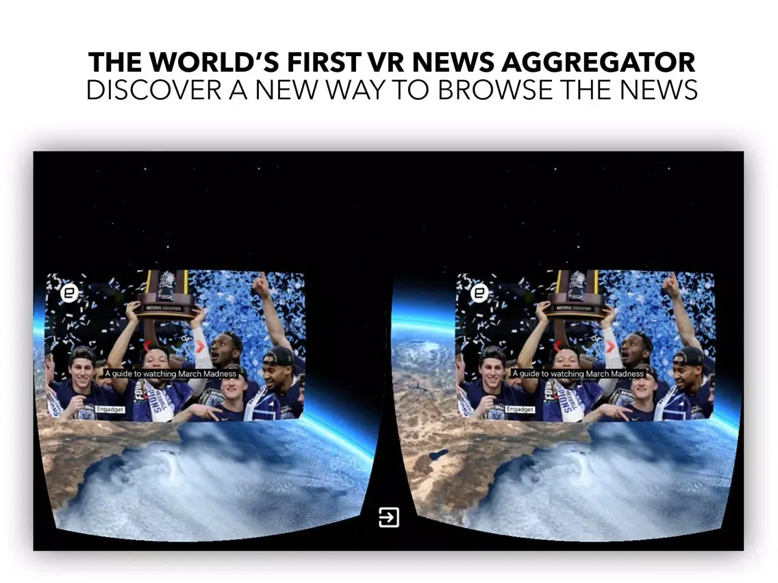 Zrzuty ekranu Orbie News VR iPad 