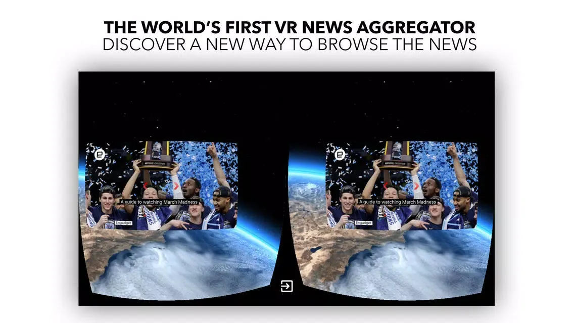 Zrzuty ekranu Orbie News VR