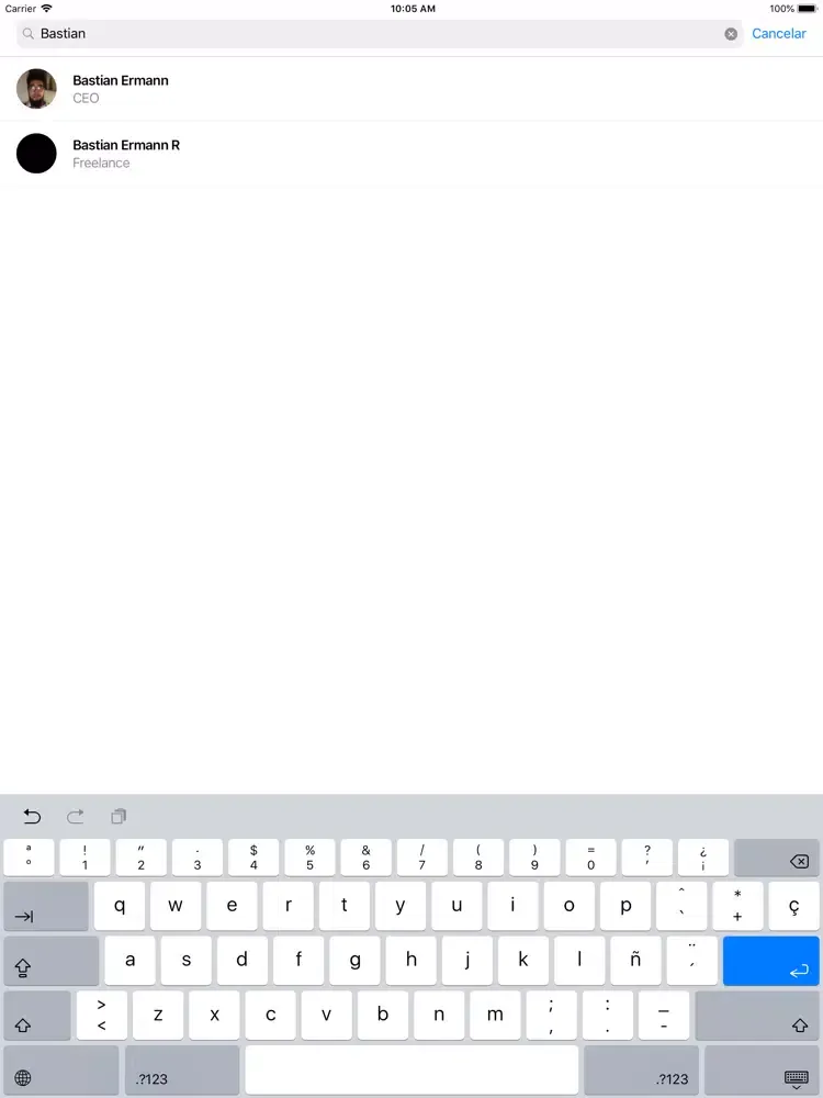 ภาพหน้าจอของ GlocalQ App iPad 