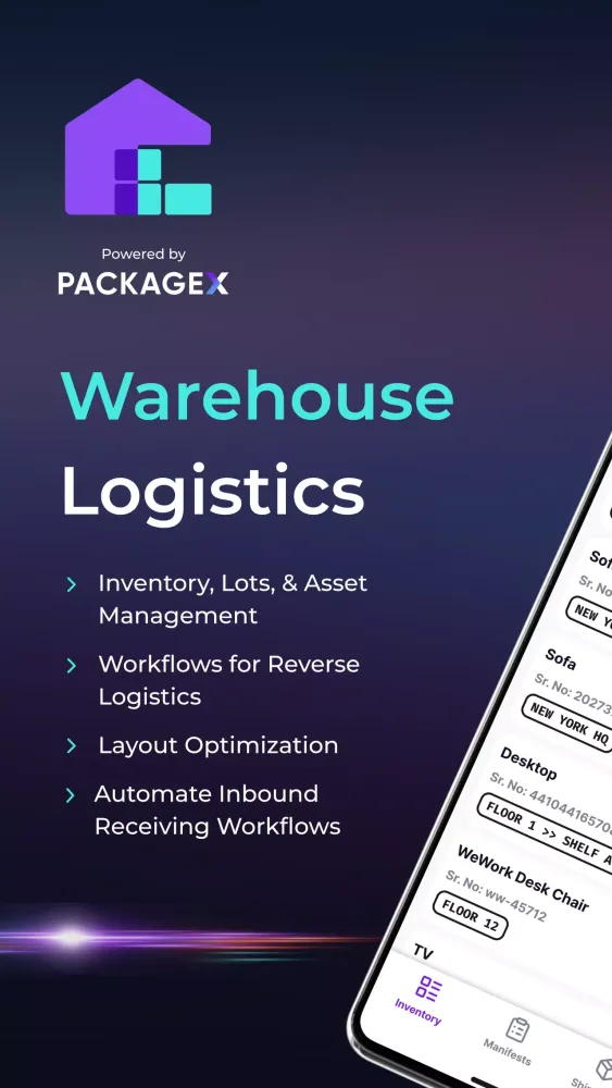 Warehouse Logistics Screenshots