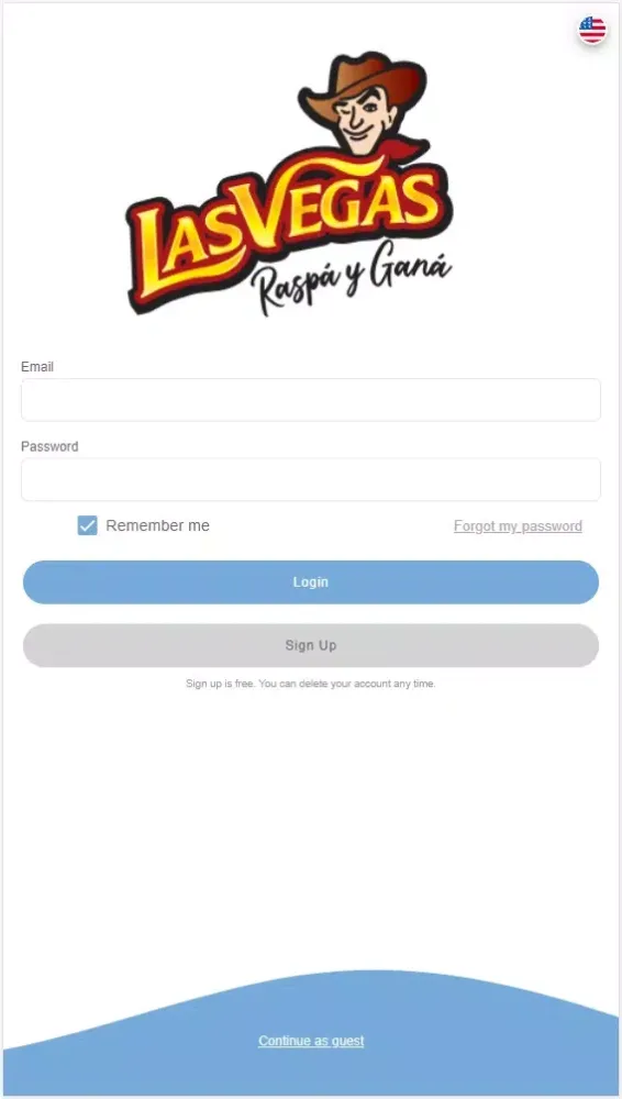 Tangkapan layar Las Vegas Mobile App