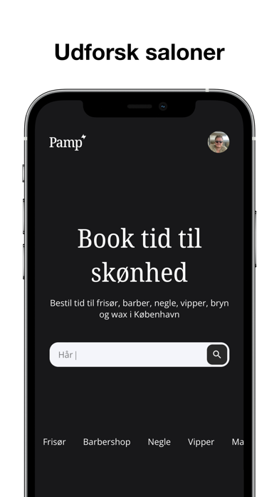 Capturas de tela do Pamp - Book tid til skønhed