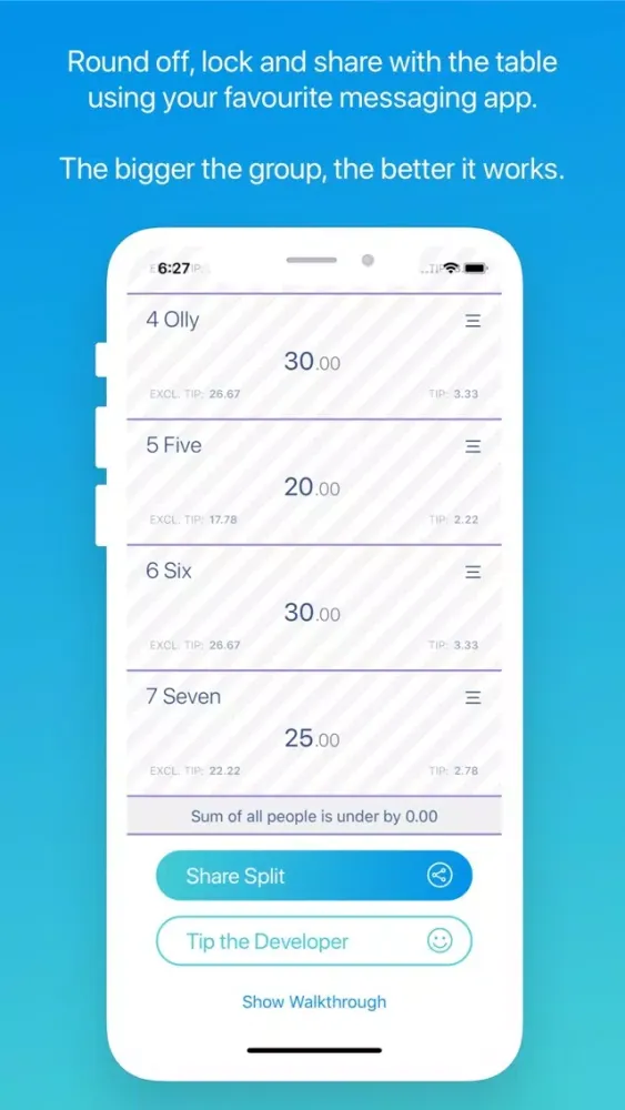 FairPay - Bill Splitter سکرین شاٹس