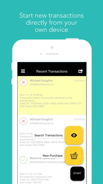 Tangkapan skrin PayByFace eShop Manager