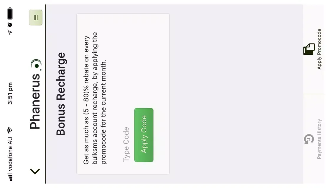 Phanerus Comms App Screenshots