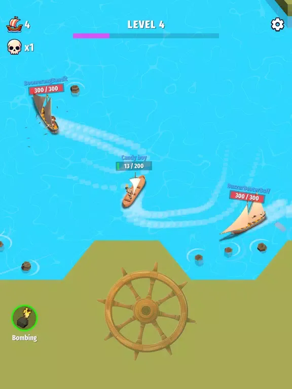Zrzuty ekranu Pirates.io Battleroyale online iPad 