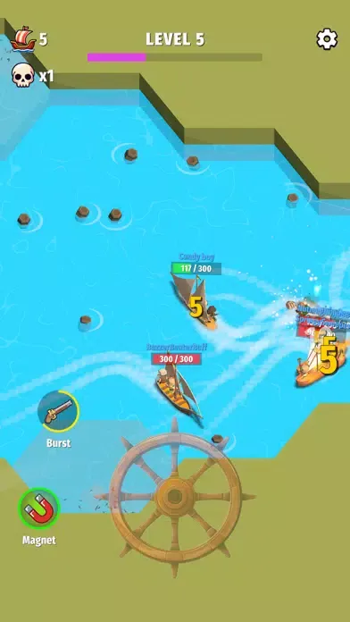 Zrzuty ekranu Pirates.io Battleroyale online