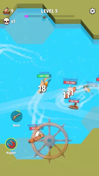 Zrzuty ekranu Pirates.io Battleroyale online