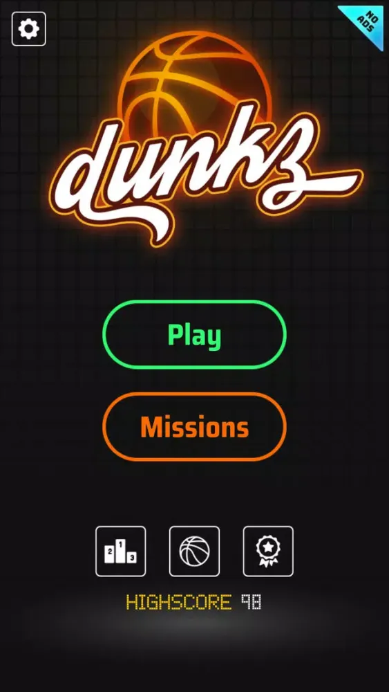 ภาพหน้าจอของ Dunkz - Basketball game