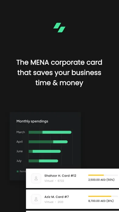 Pluto Card App Screenshots