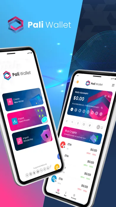 Pali Wallet - DEX, NFT & DeFi應用截圖