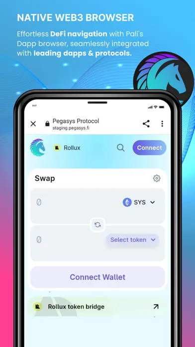Pali Wallet - DEX, NFT & DeFi應用截圖