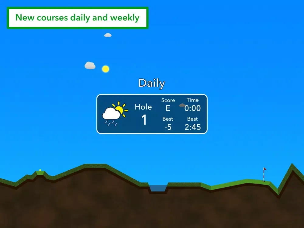 Captures d'écran de Bump 'n' Run Golf - 2D iPad 
