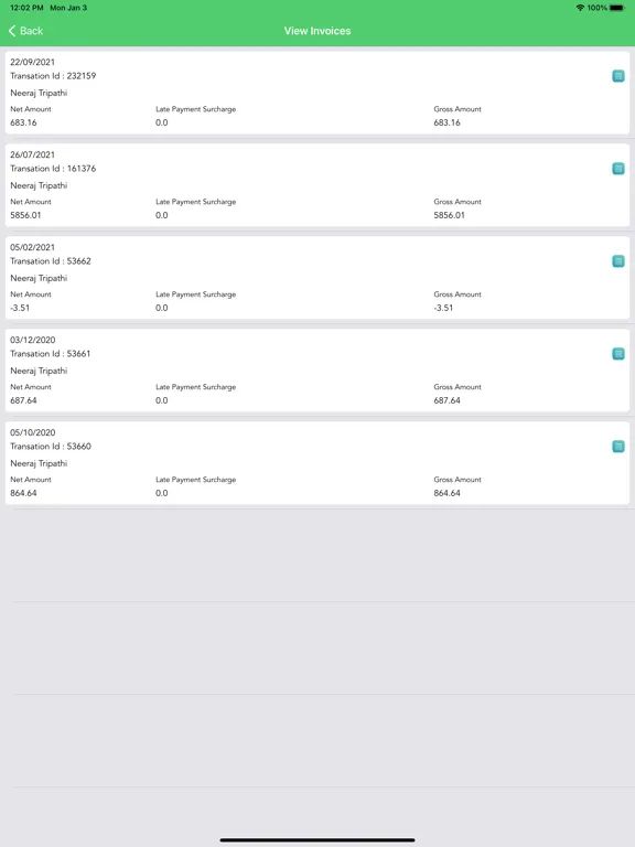 تصاویر Consumer App - GGL iPad 
