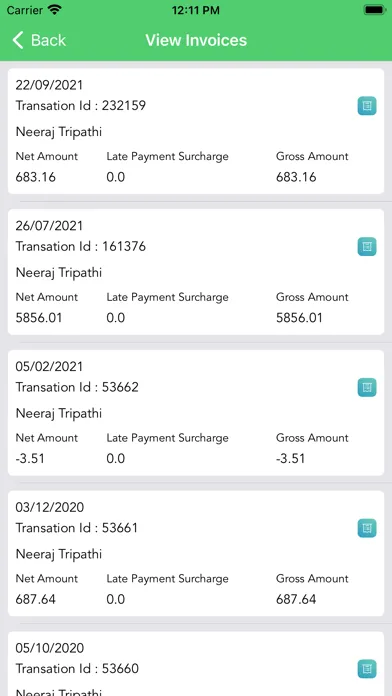 تصاویر Consumer App - GGL