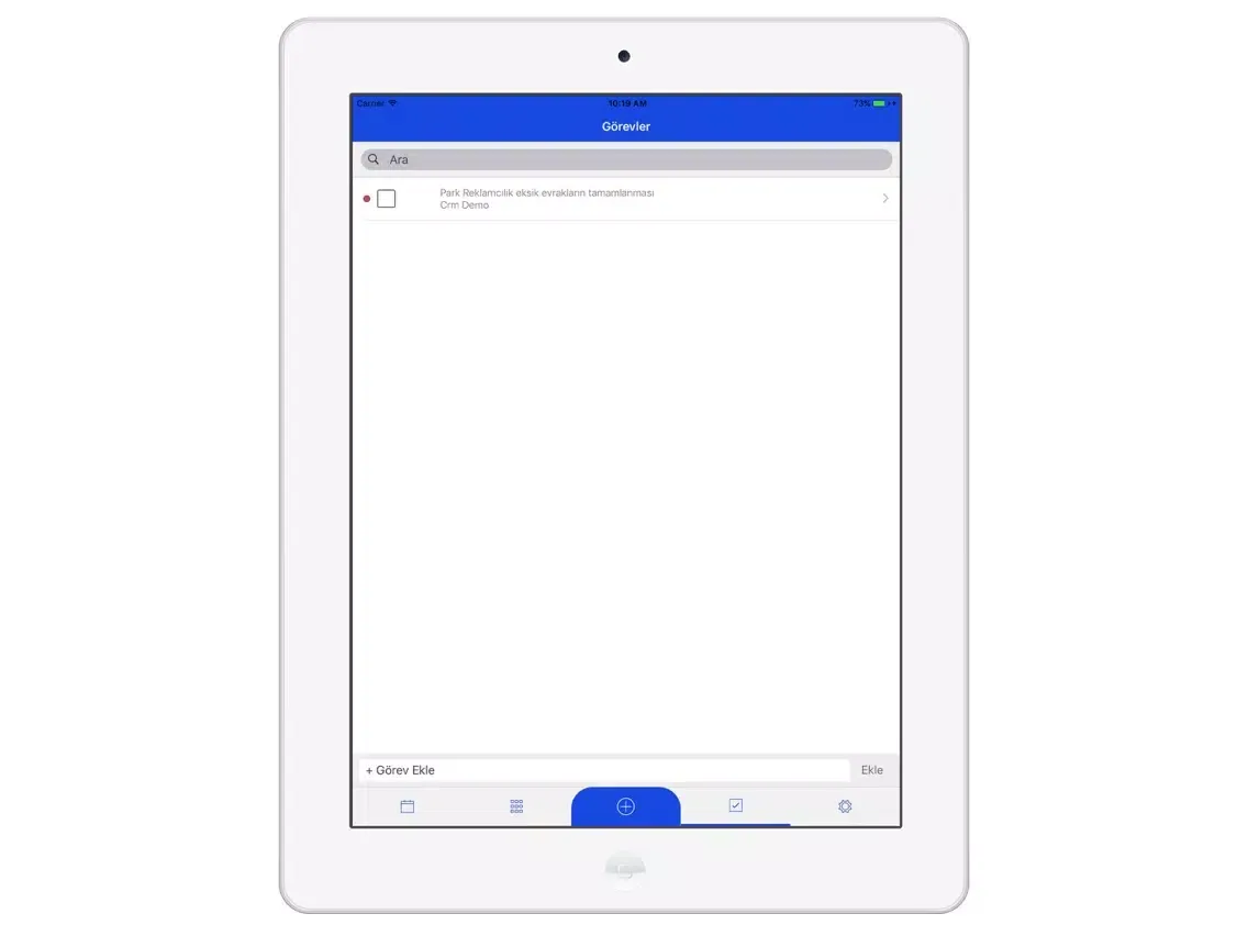Ofisim CRM Mobil iPad  স্ক্রিনশট