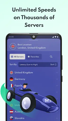 Captures d'écran de PrivadoVPN - VPN App & Proxy