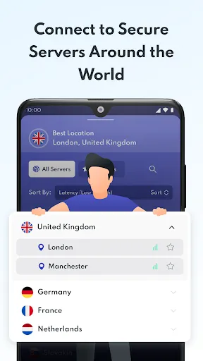 Captures d'écran de PrivadoVPN - VPN App & Proxy