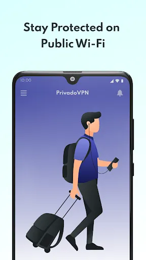 Captures d'écran de PrivadoVPN - VPN App & Proxy