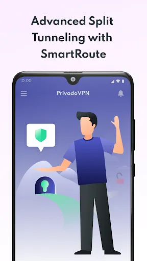 Captures d'écran de PrivadoVPN - VPN App & Proxy