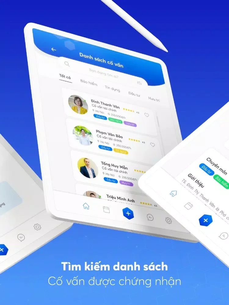 ProNexus - Cố vấn tài chính iPad  Screenshots