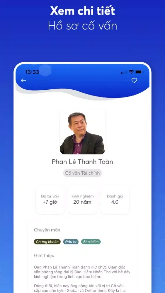 ProNexus - Cố vấn tài chính Screenshots